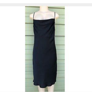 Black satin Zara dress